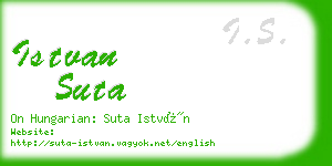 istvan suta business card